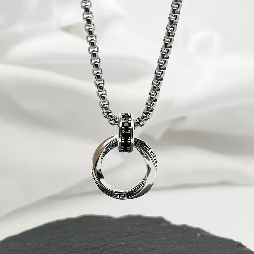 925 スターリングシルバーネックレスペンダントヒップホップ - 925 Sterling Silver Chain Necklace Men のレビューと価格