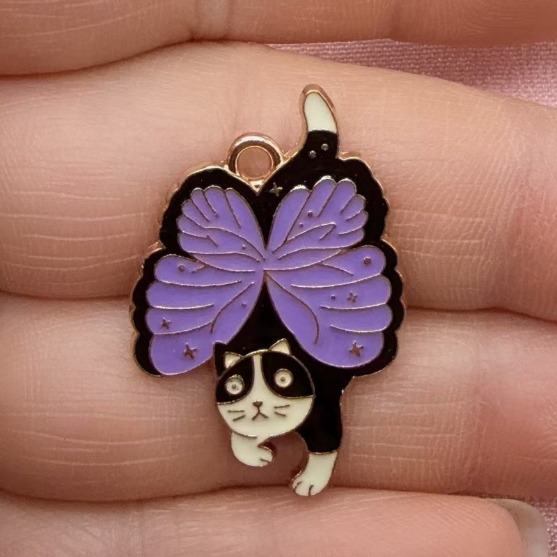 10 個蝶猫愛韓国版ジュエリーアクセサリードリップオイルペン - Earrings のレビューと価格