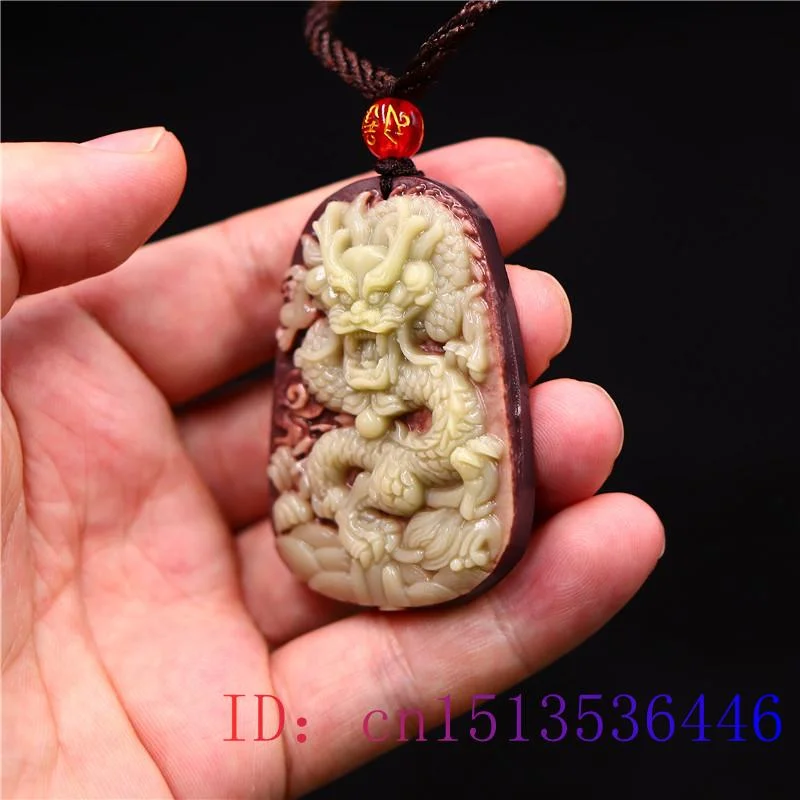 男性と女性のための紫色の石のペンダント,ドラゴンの形をしたネ - Necklaces のレビューと価格